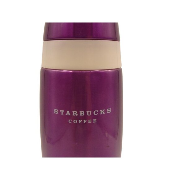 Starbucks Coffee Purple Stainless Steel Insulated Tumbler Thermos Top Mug 16 oz - Picture 2 of 10